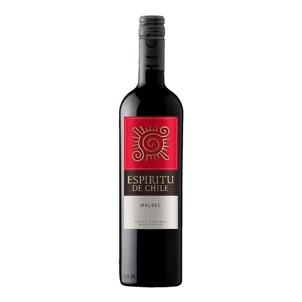 Красное полусухое вино Espiritu de Chile Мальбек 0,75 л