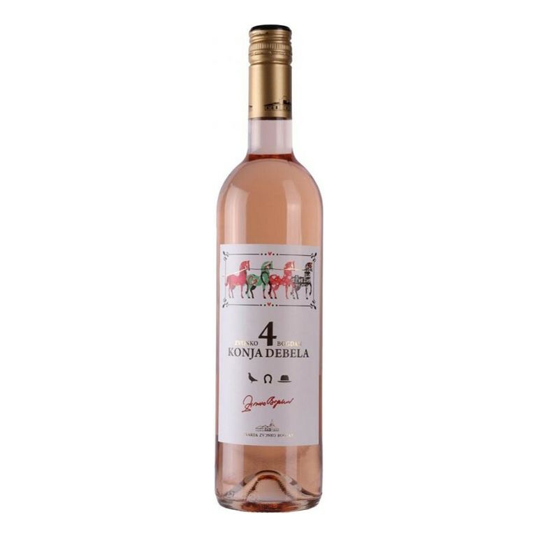 Розовое полусухое вино Vinarija Zvonko Bogdan 0,75 л