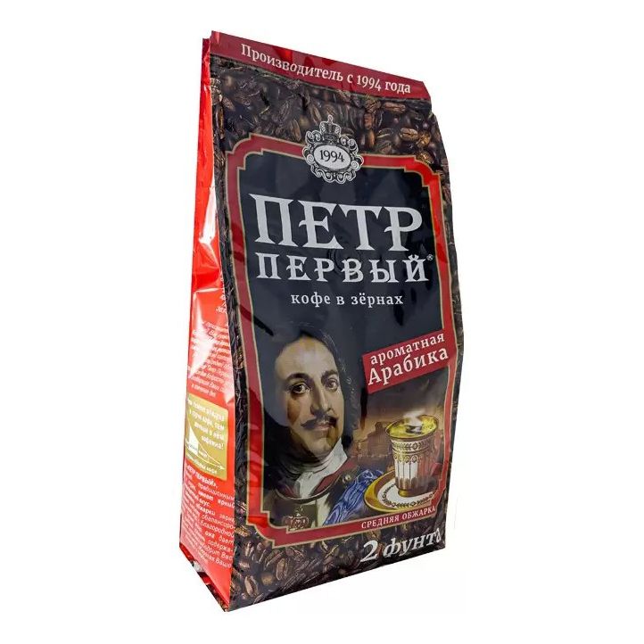 Зерновой кофе Петр Первый 816 г
