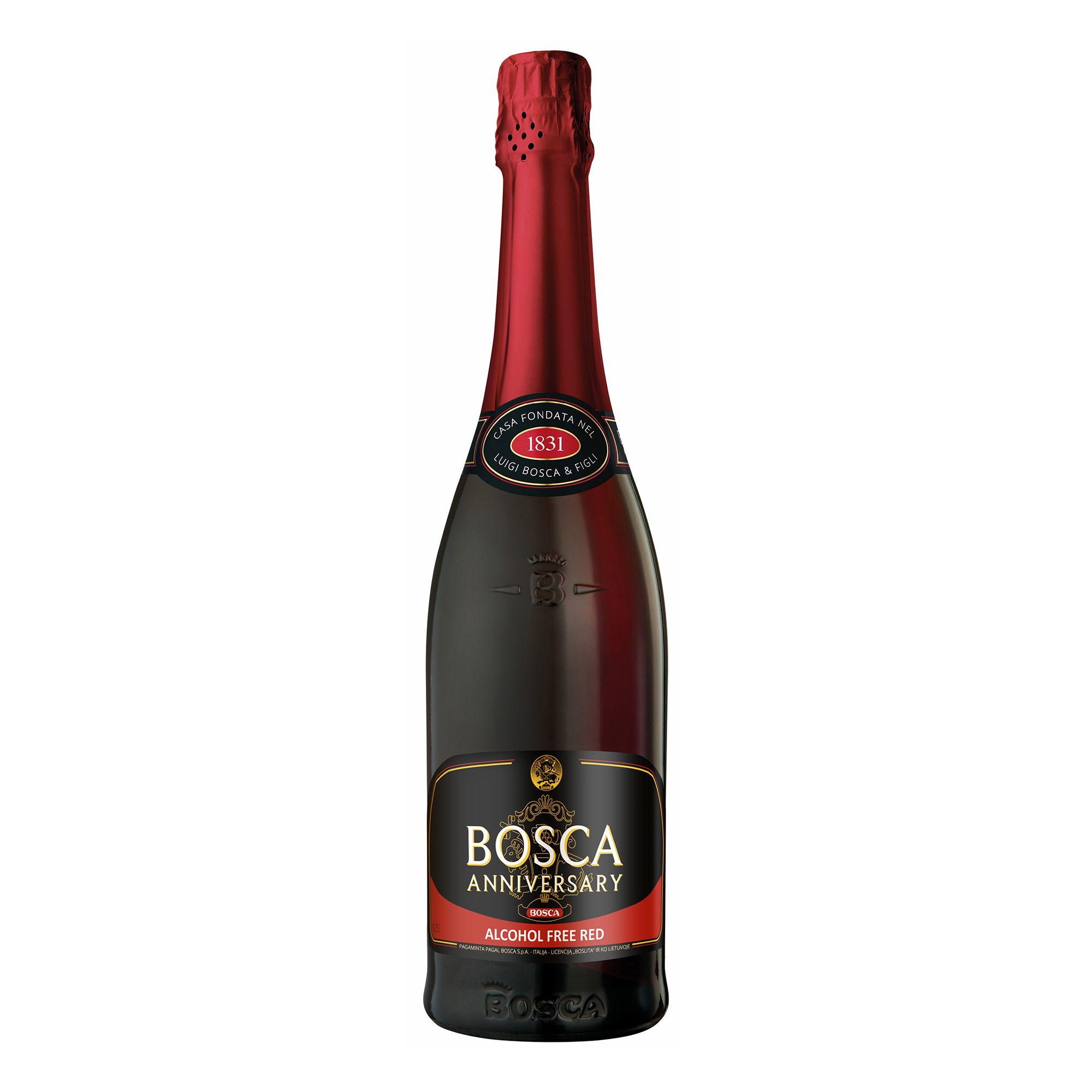 Шампанское Bosca безалкогольное полусладкое 0,75 л