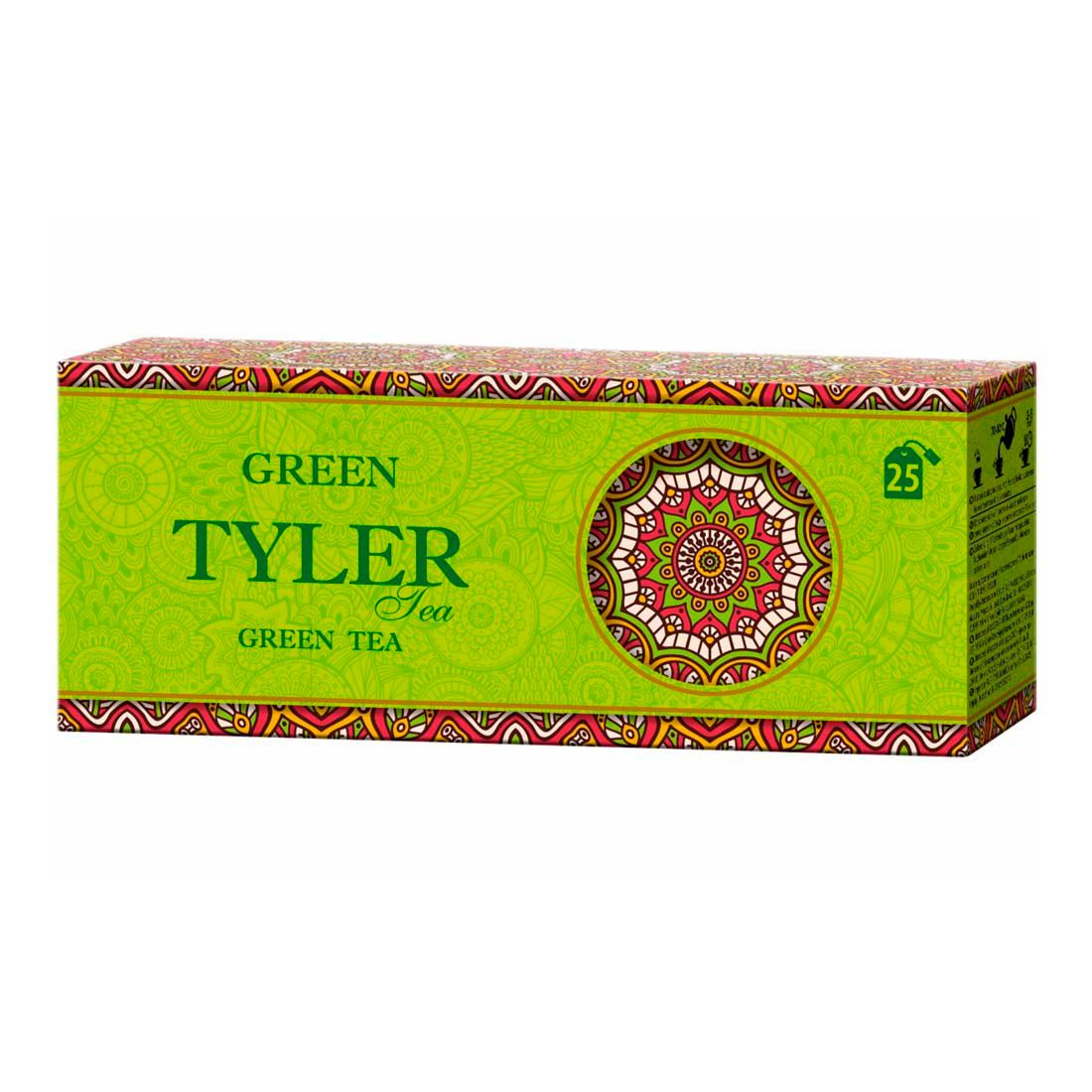Зеленый чай Tyler Tea в пакетиках 50 г