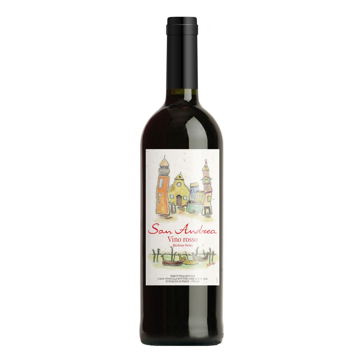 Красное полусладкое вино San Andrea 0,75 л