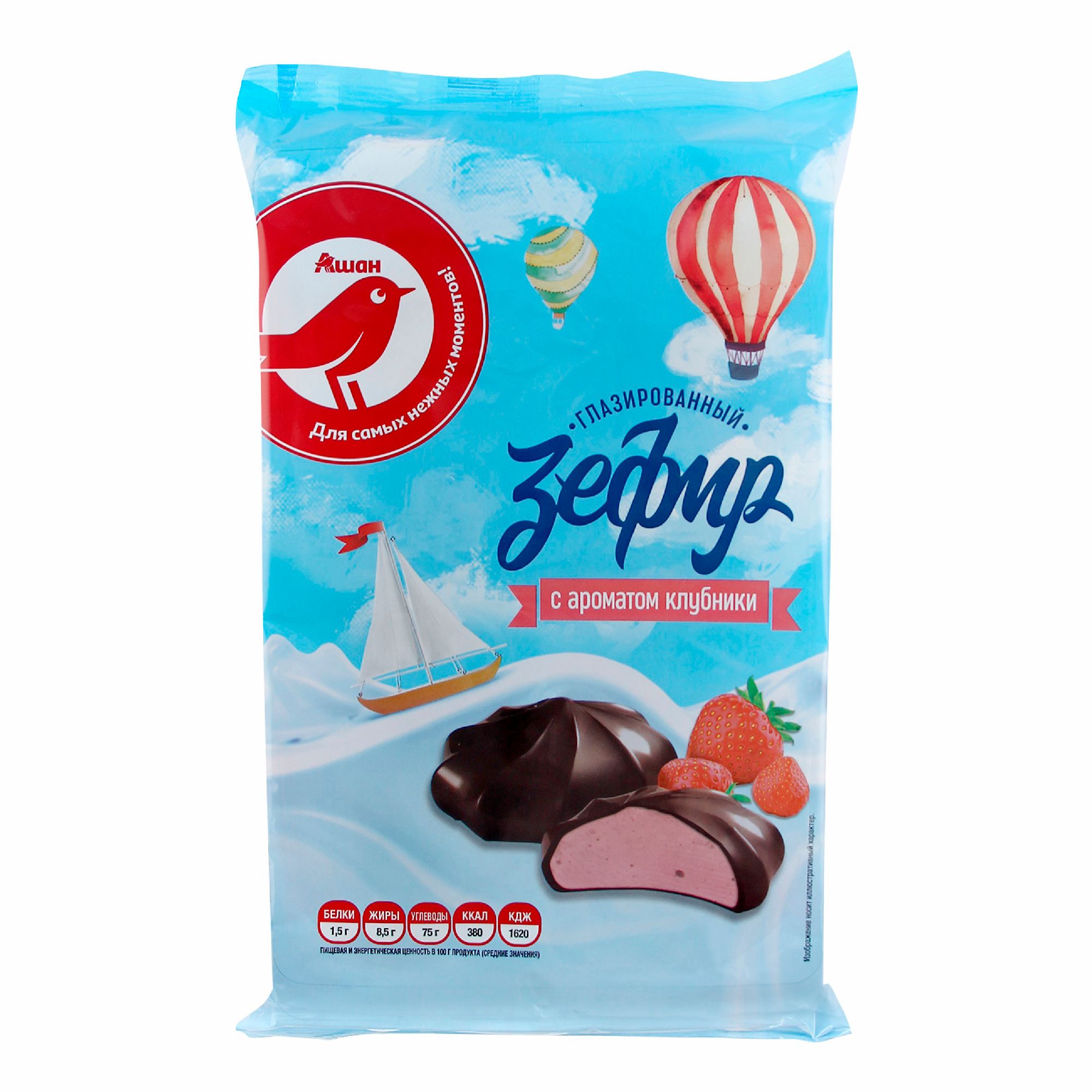 Зефир АШАН Красная птица 240 г