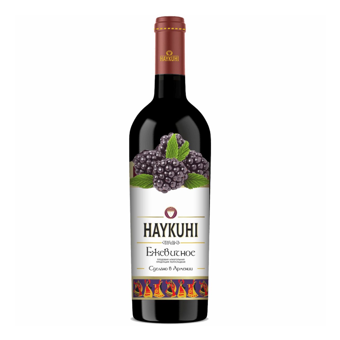 Красное полусладкое вино Haykuhi 0,75 л