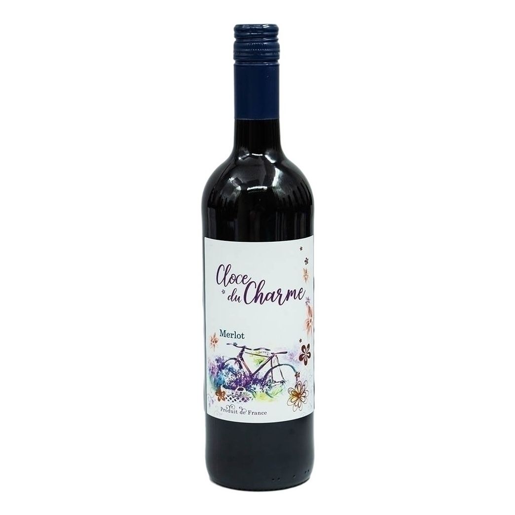 Красное сухое вино Cloce du Charme Мерло 0,75 л