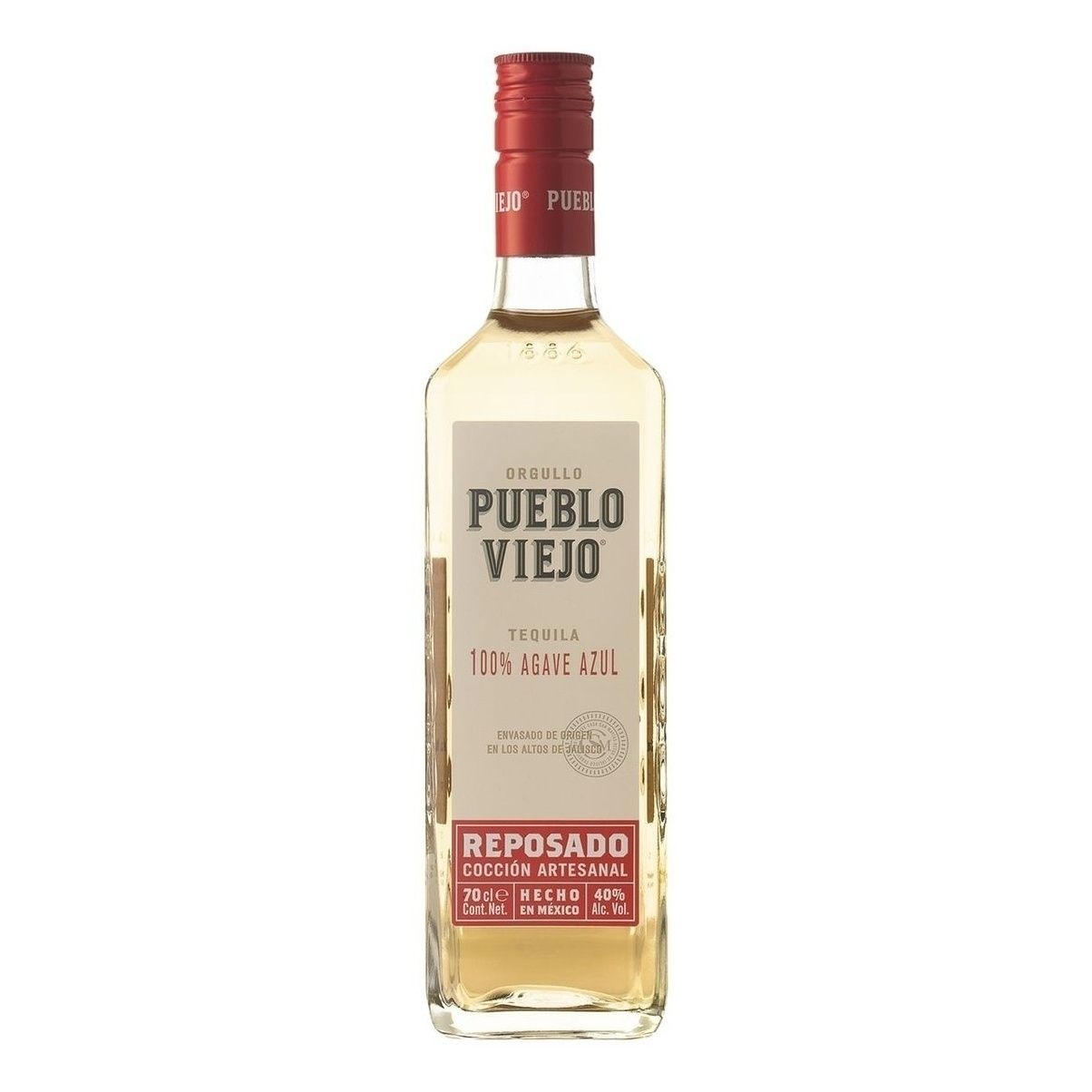 Текила Pueblo Viejo репосадо 0,7 л