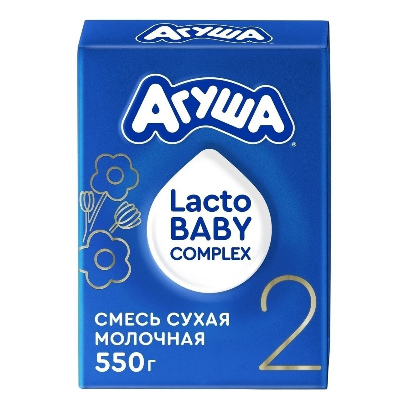 Смесь Агуша 2 550 г