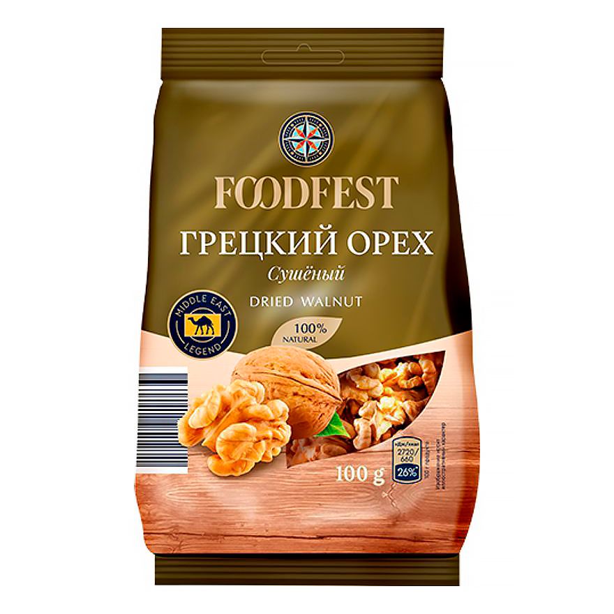 Грецкий орех Foodfest 100 г