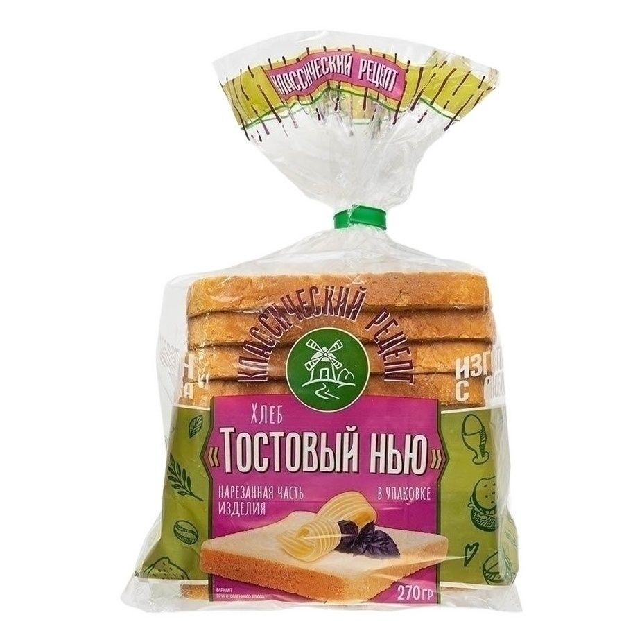 Хлеб для тостов Родные Просторы 270 г