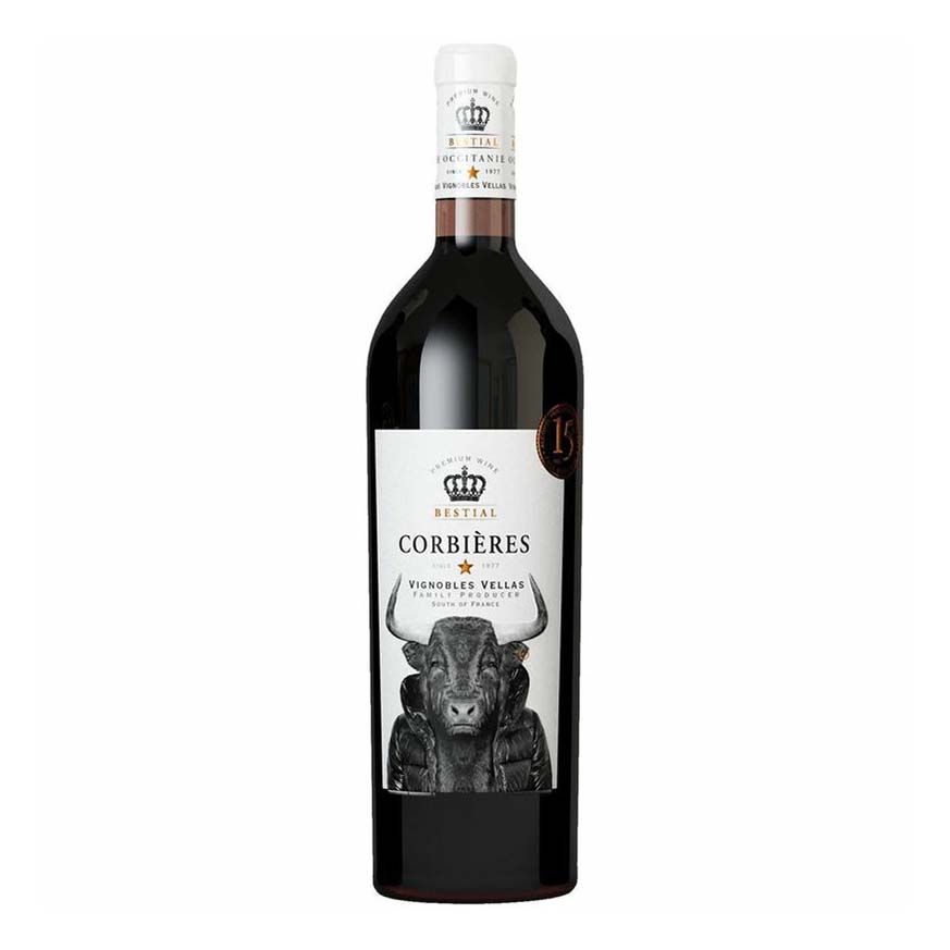Красное сухое вино Vignobles Vellas 0,75 л