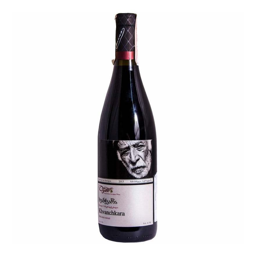 Полусладкое вино Wine for Wine Хванчкара 0,75 л