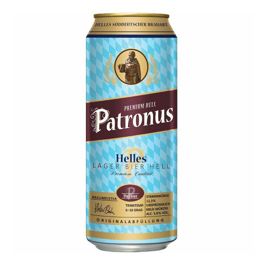 Пиво Patronus светлое 0,5 л