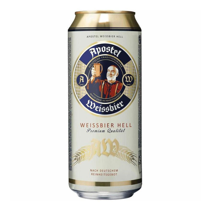 Пиво Apostel Weissbier нефильтрованное 0,5 л