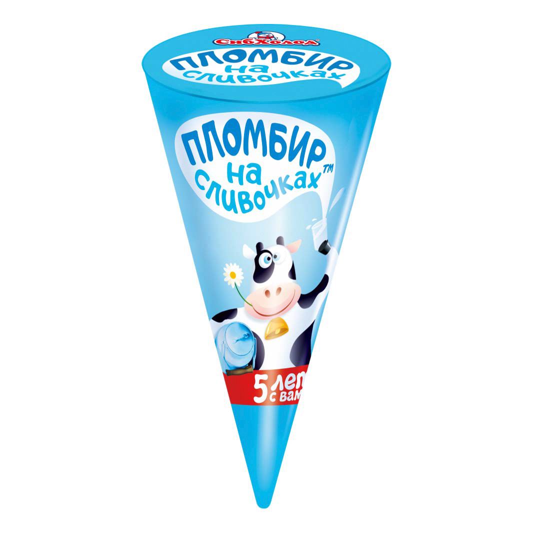 Мороженое Пломбир на сливочках 65 г