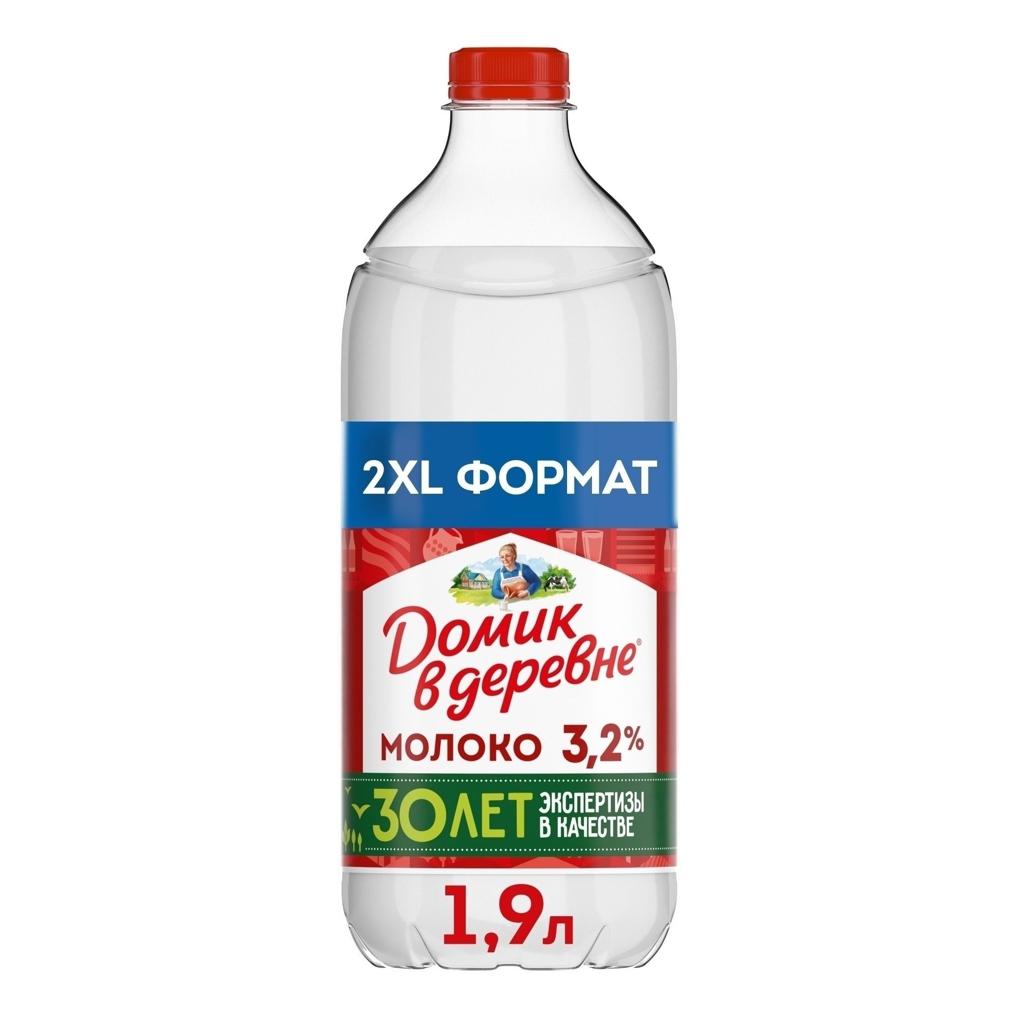 Молоко Домик в Деревне 1,9 л
