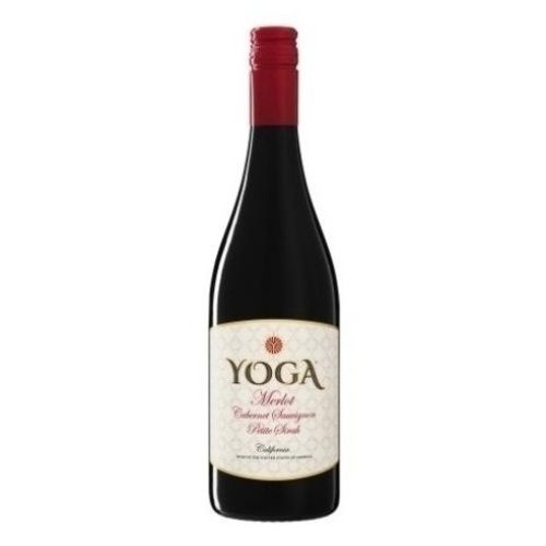 Красное полусухое вино Yoga Мерло 0,75 л