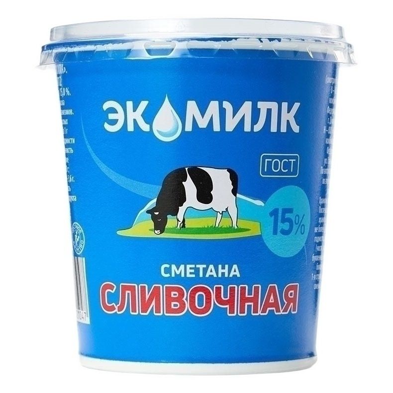 Сметана Экомилк 300 г