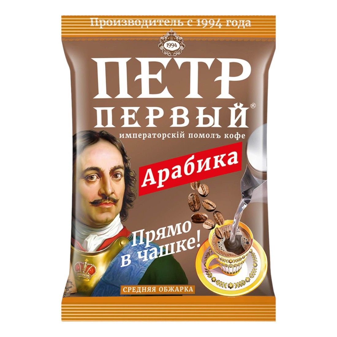 Молотый кофе Петр Первый 100 г
