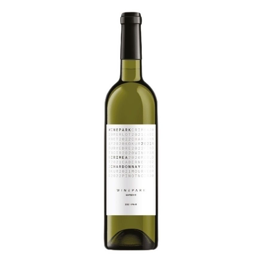 Белое сухое вино Winepark Шардоне 0,75 л