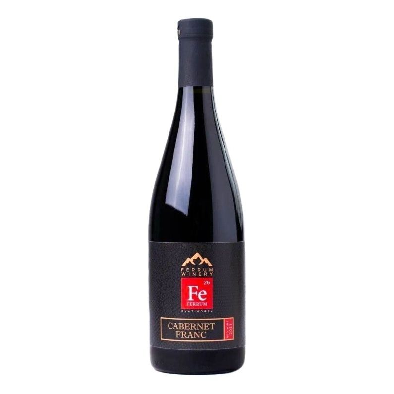 Красное сухое вино Ferrum Каберне Фран 0,75 л