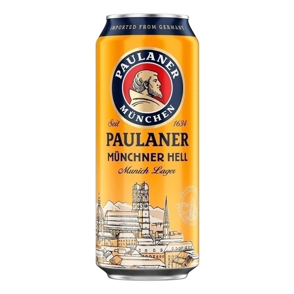 Пиво Paulaner светлое 0,5 л