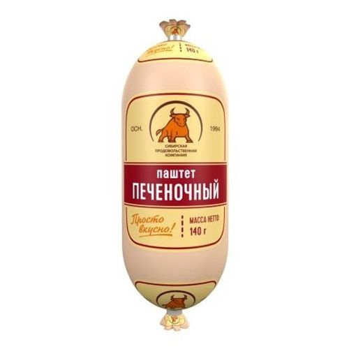 Паштет Сибирская Продовольственная Компания 140 г