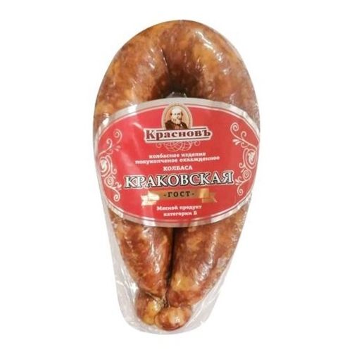 Колбаса полукопченая Красновъ 450 г