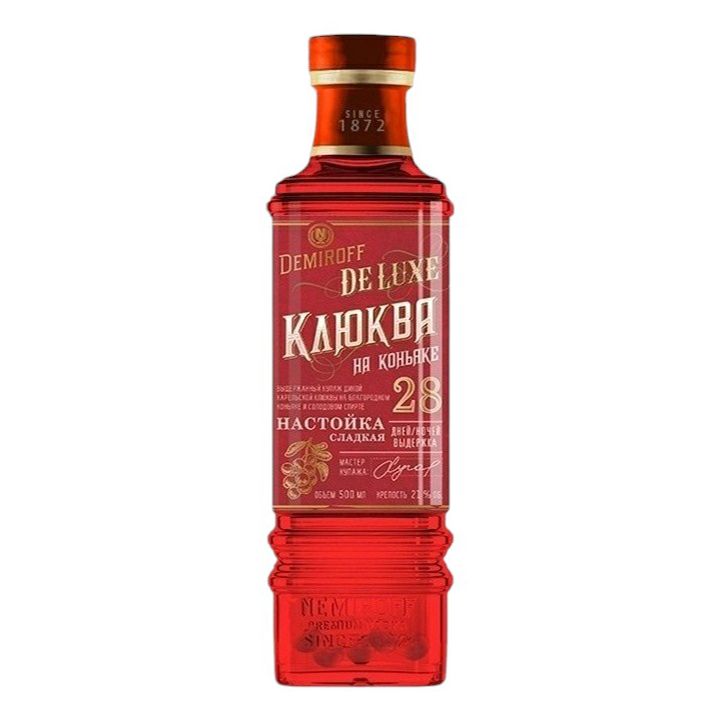 Настойка Demiroff клюква 0,5 л