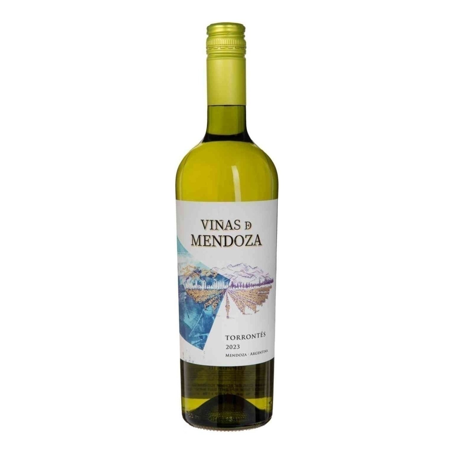 Белое полусухое вино Mendoza Vineyards Торронтес 0,75 л