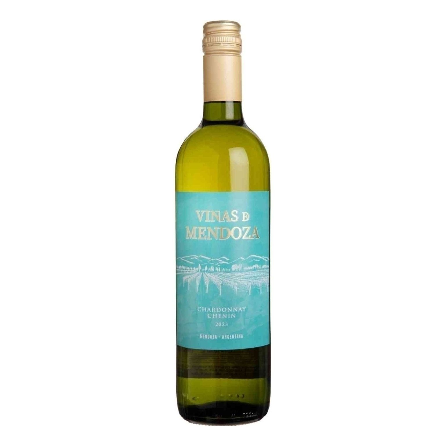 Белое полусухое вино Mendoza Vineyards Шардоне 0,75 л