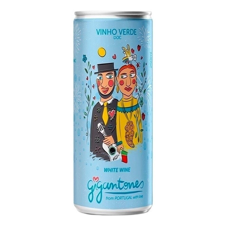 Белое полусухое вино Gigantones 0,25 л