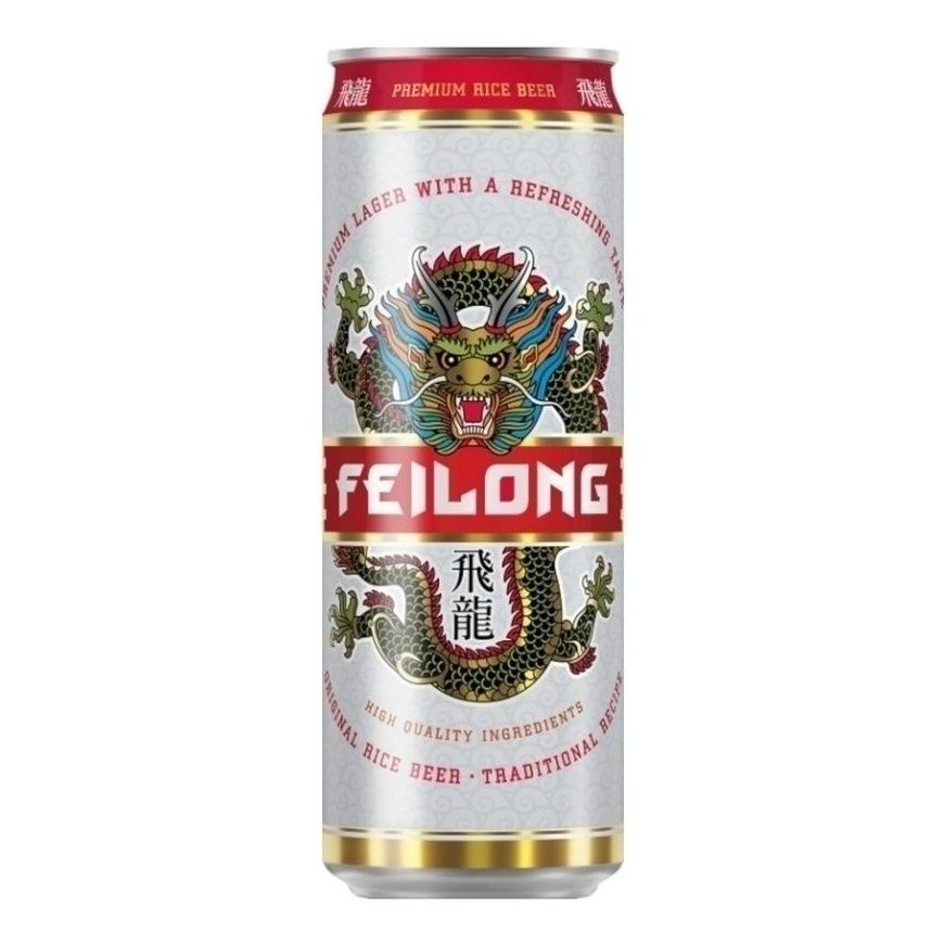 Пиво Feilong светлое 0,43 л