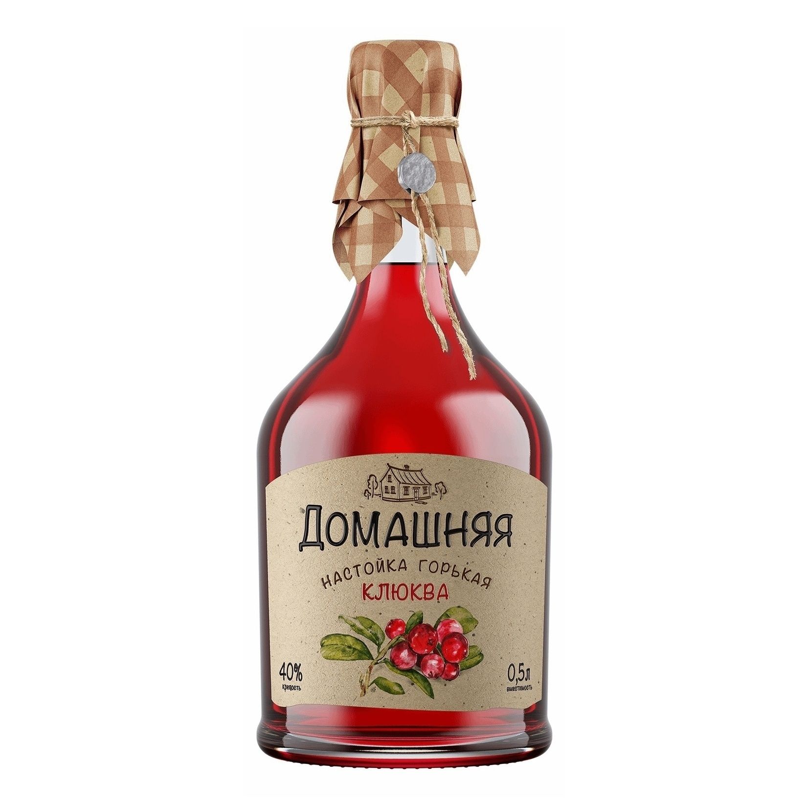 Цены на настойку Домашняя клюква 0,5 л