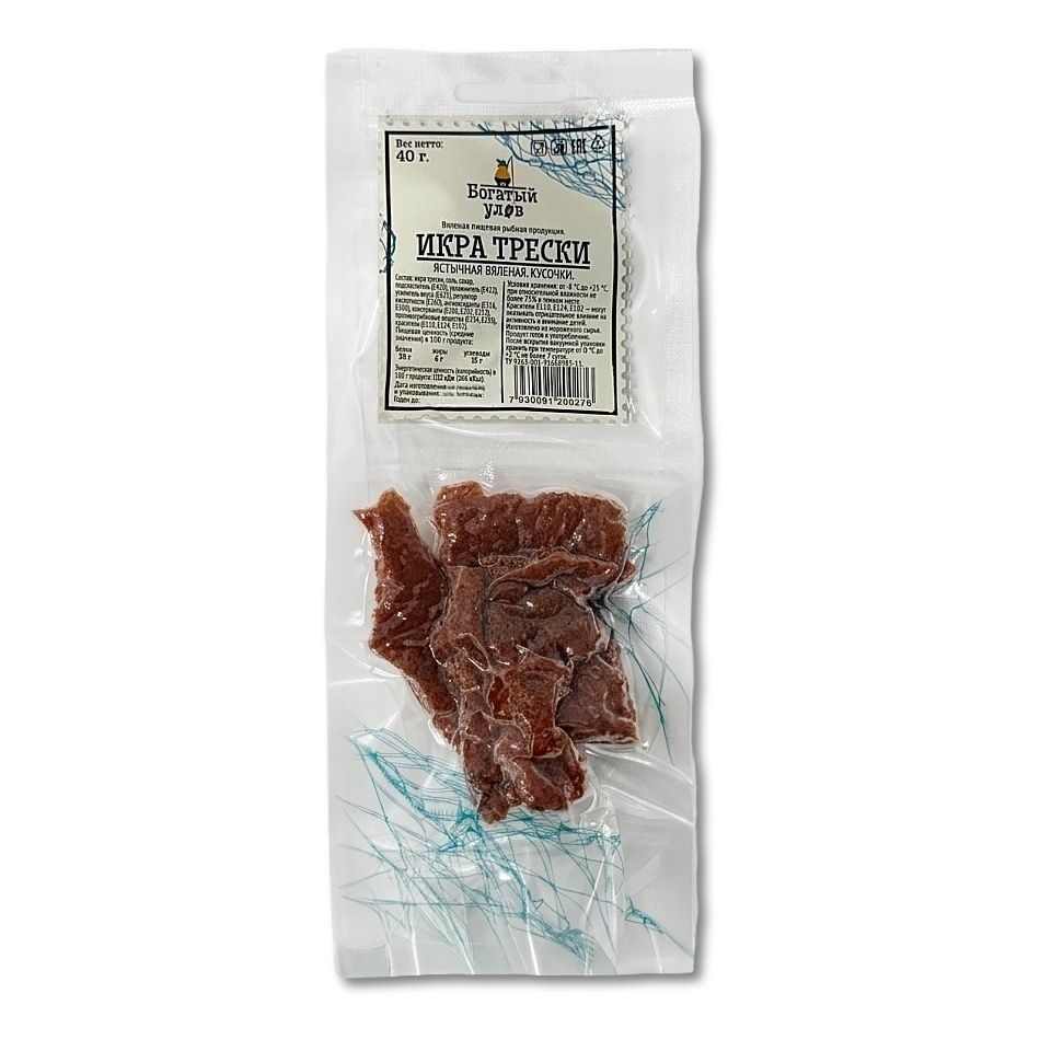 Икра треска Богатый Улов 40 г