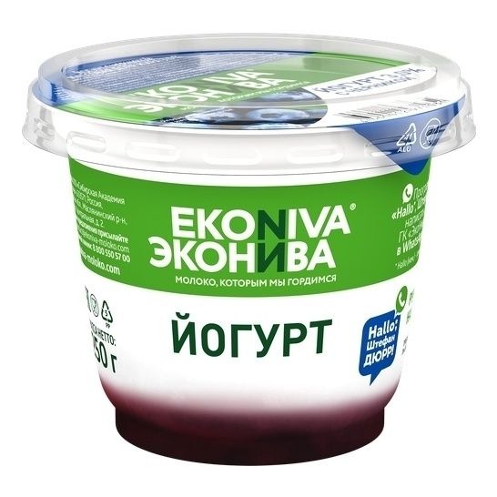Йогурт ЭкоНива 0,25 л