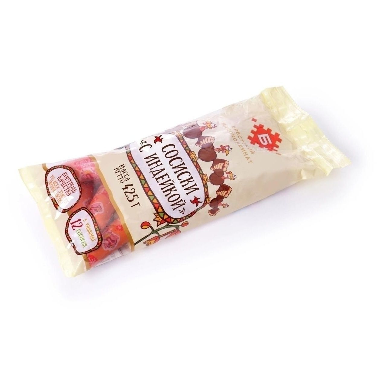 Сосиски Брестский мясокомбинат 425 г