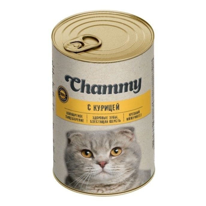 Влажный корм для кошек Chammy 415 г