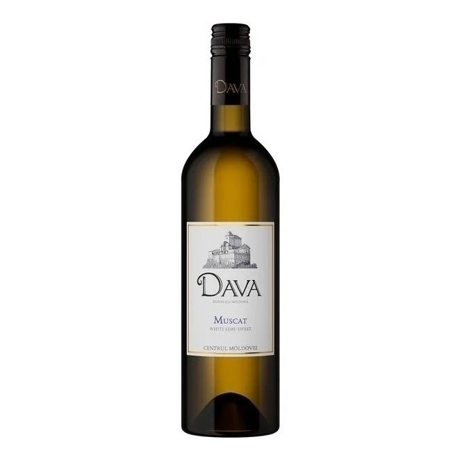 Полусладкое вино Dava Мускат 0,75 л