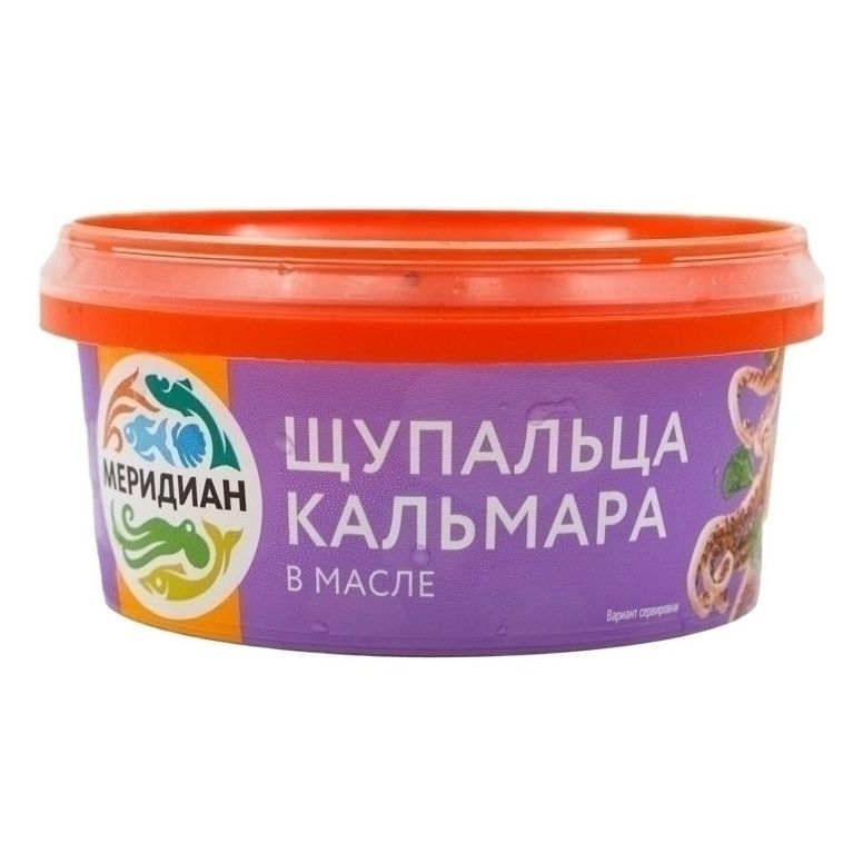 Кальмар вареный Меридиан 180 г