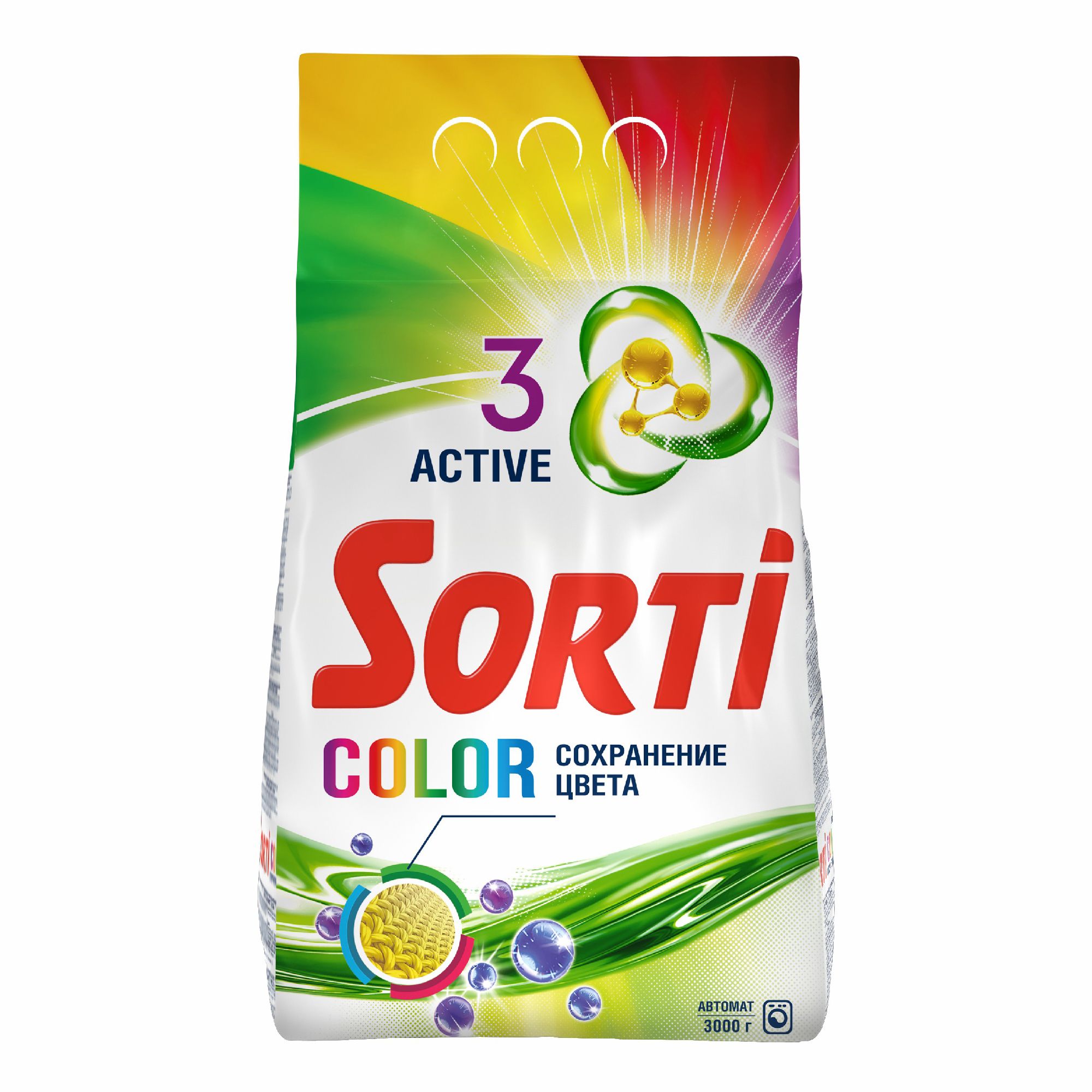 Стиральный порошок Сорти 3 кг