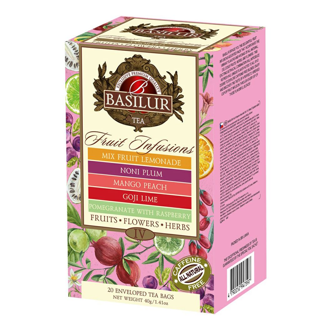 Травяной чай Basilur в пакетиках 40 г
