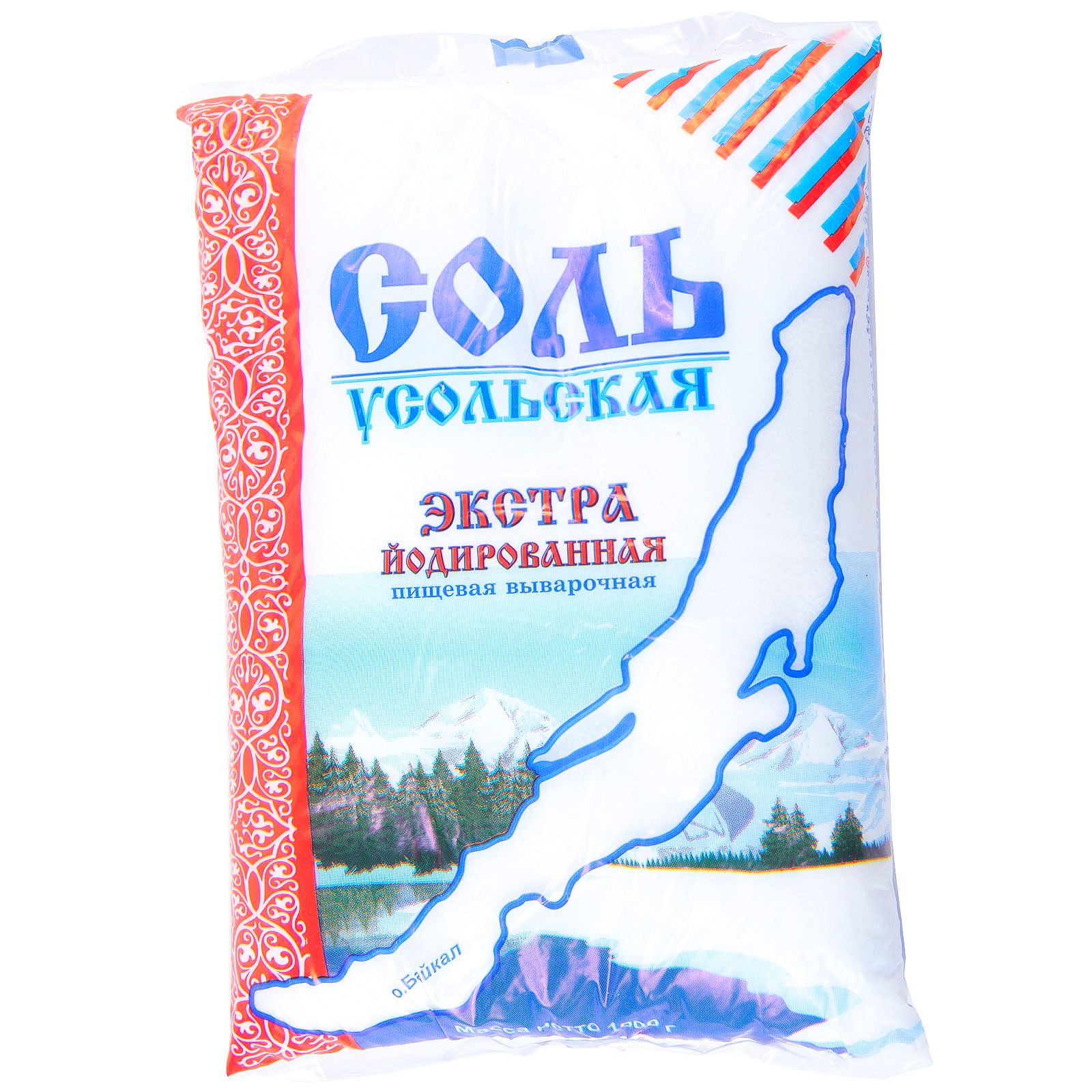 Соль йодированная Усольская 1 кг