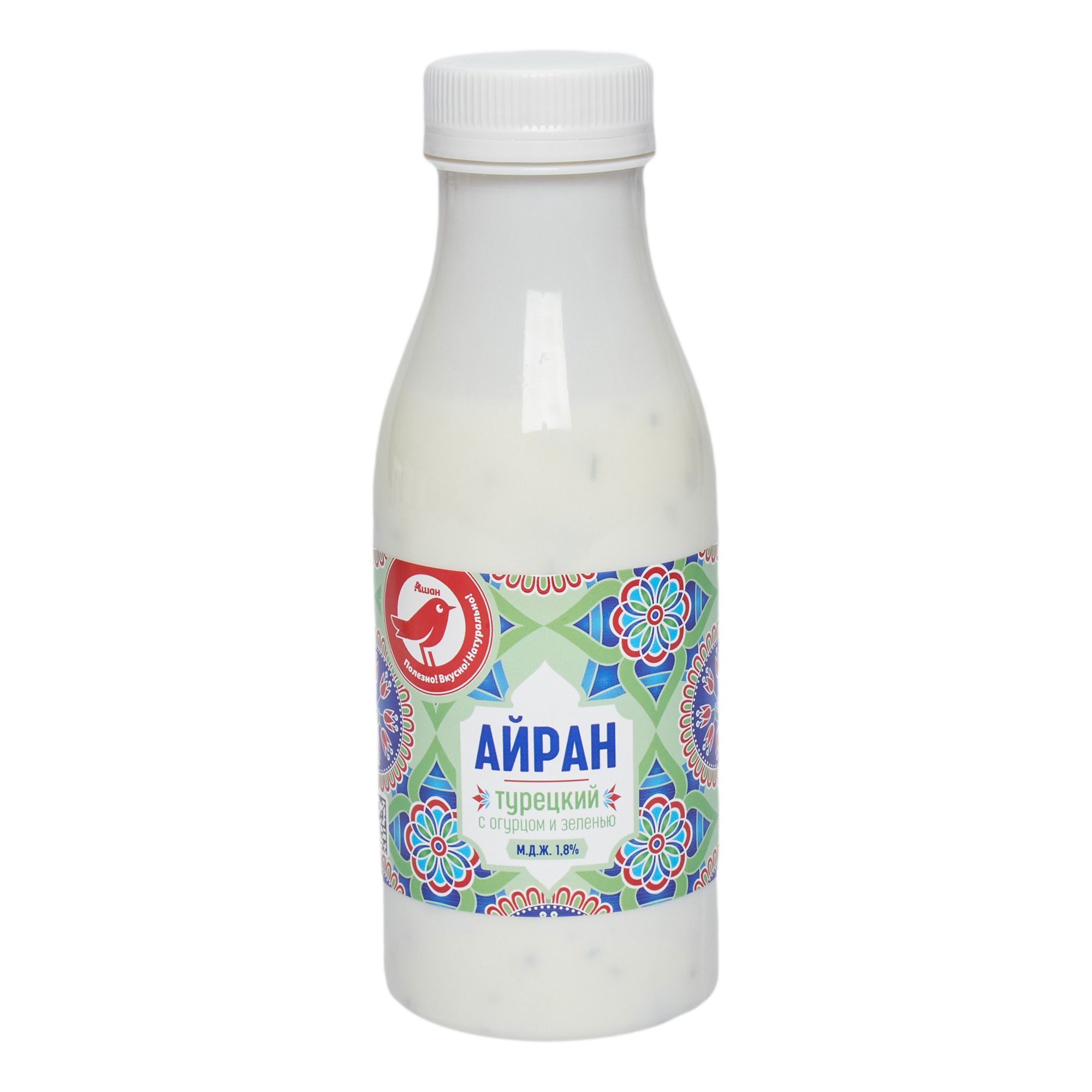 Айран АШАН Красная птица 0,3 л
