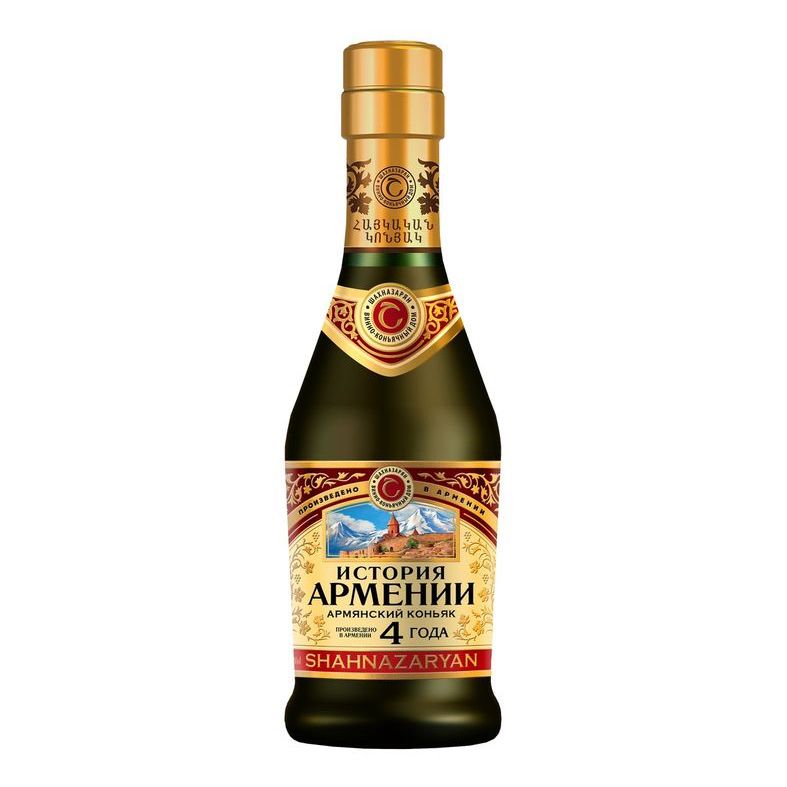 Коньяк История Армении 4 года 0,25 л