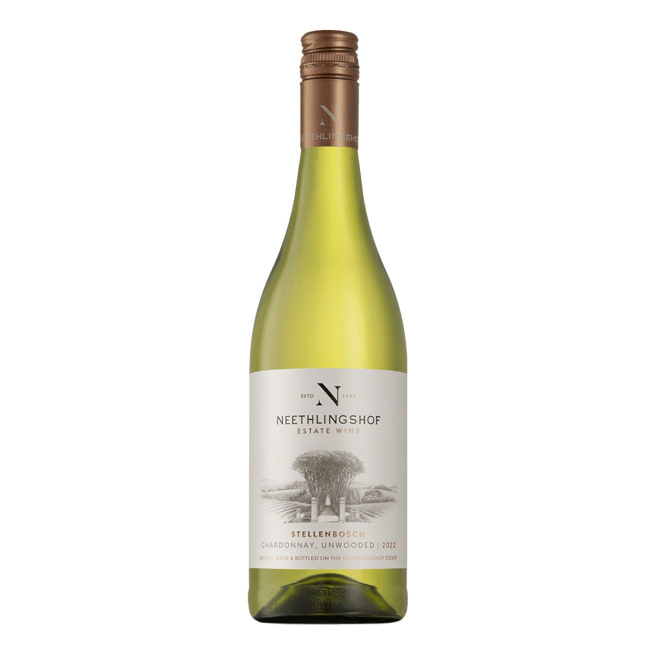 Белое сухое вино Neethlingshof Шардоне 0,75 л