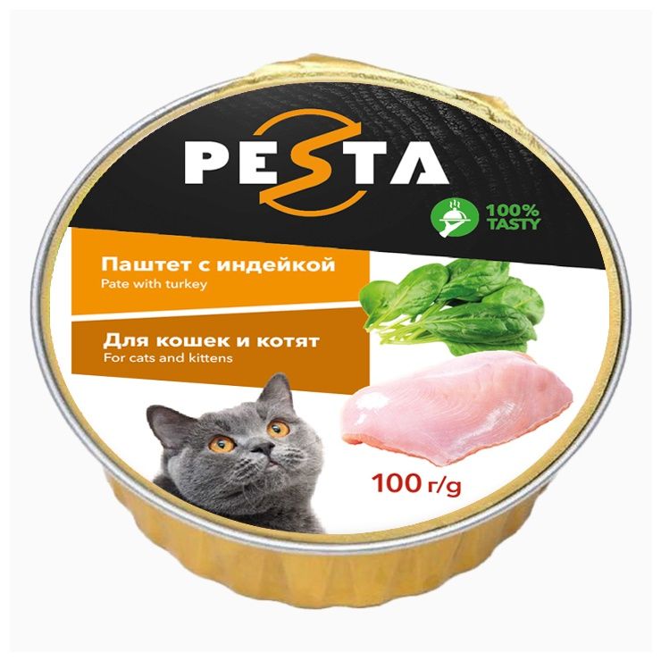 Влажный корм для кошек Pesta 100 г