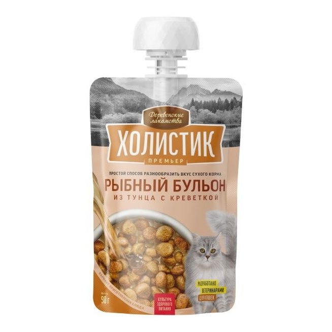 Влажный корм для кошек Деревенские лакомства 90 г