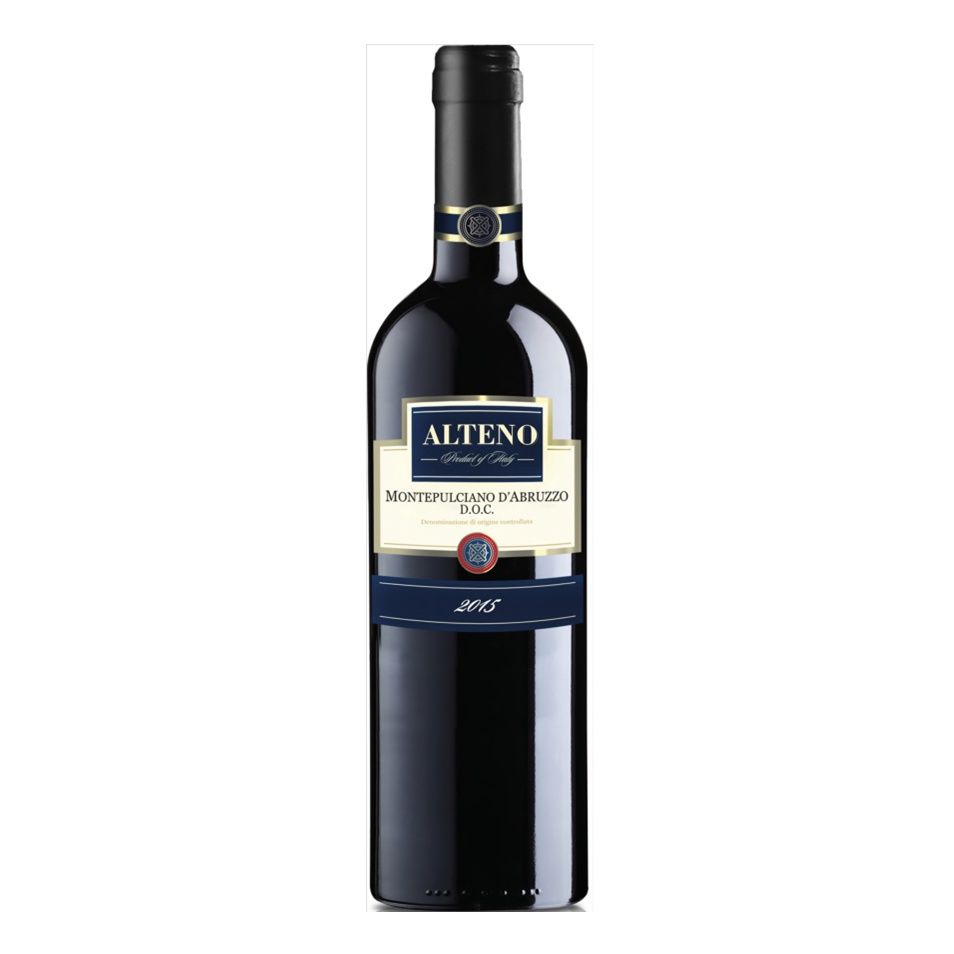 Красное сухое вино Alteno Монтепульчано 0,75 л