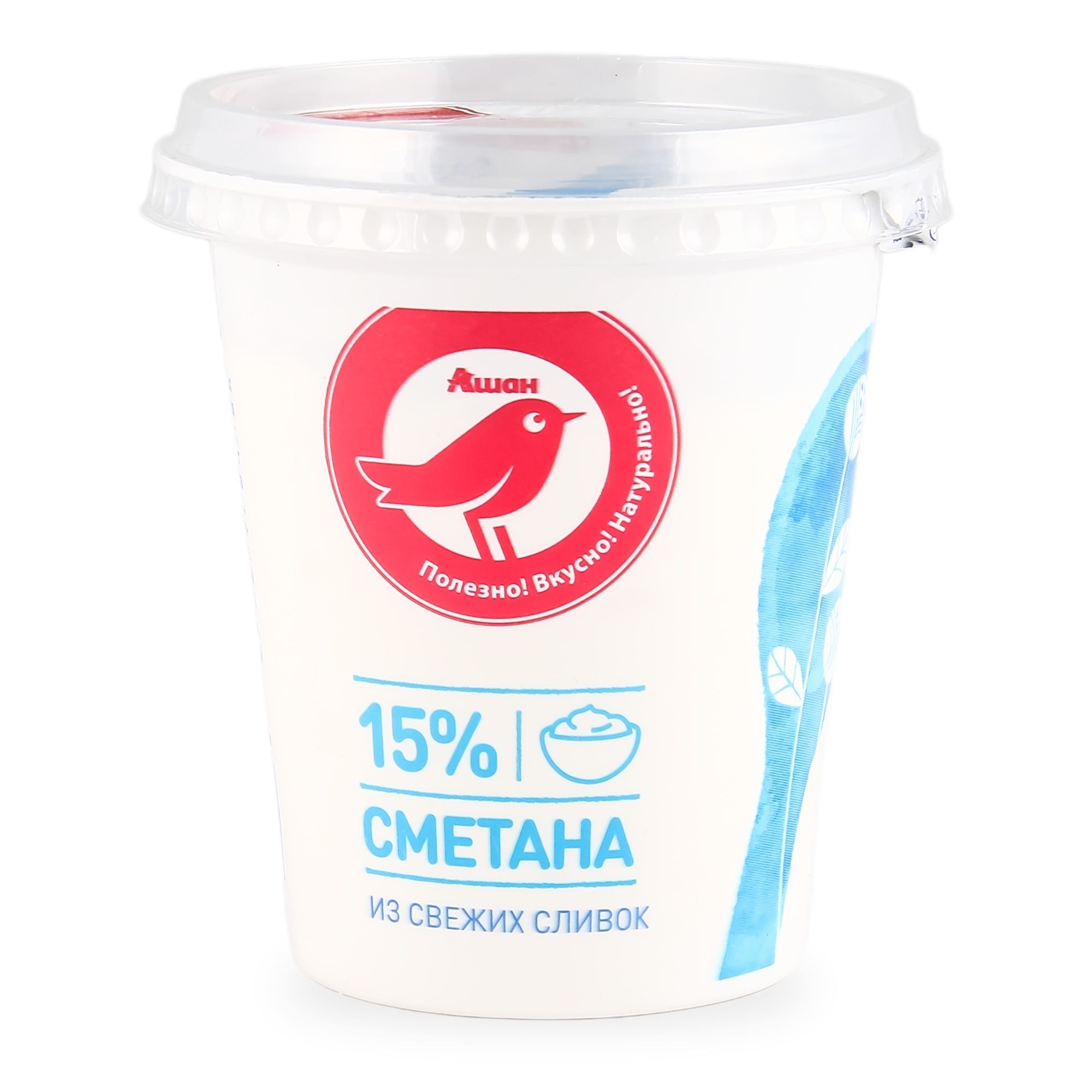 Сметана АШАН Красная птица 315 г