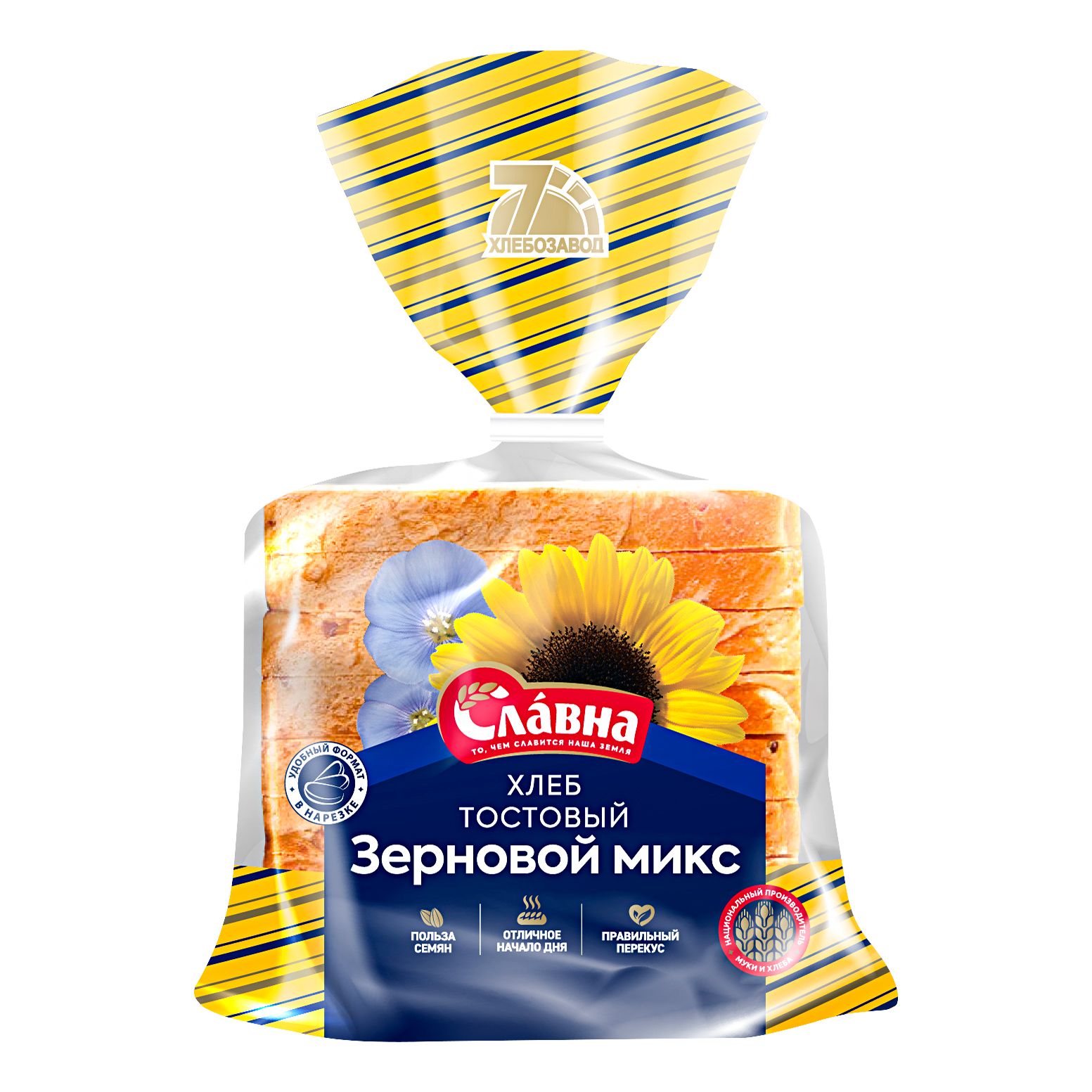 Хлеб для тостов Хлебозавод №7 400 г